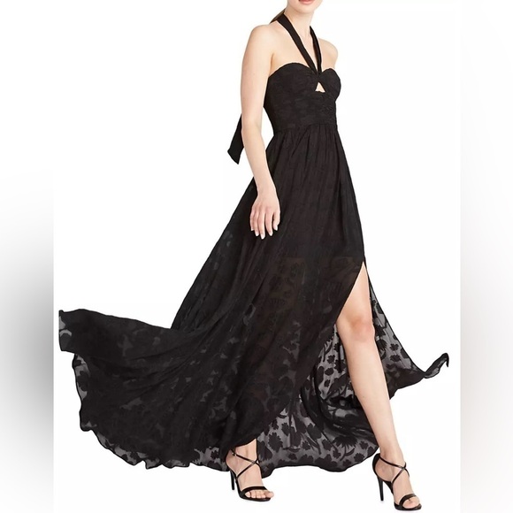 AMUR Lilyana Halter Maxi Dress - Picture 9 of 13